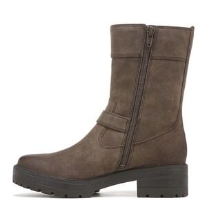 SOUL Naturalizer Newport Mid Calf Boot, Sz 6.5, Brown, Synthetic Moens Shoes